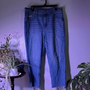 American Eagle Outfitters Super High Rise Ankle Straight